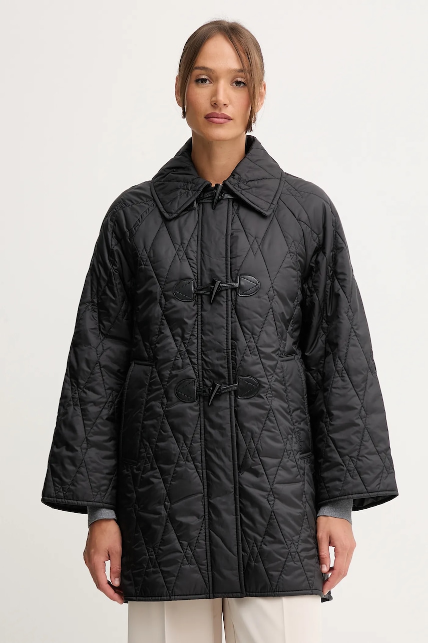 Barbour geacă COSETTE culoarea negru, de tranziție, LQU1845
