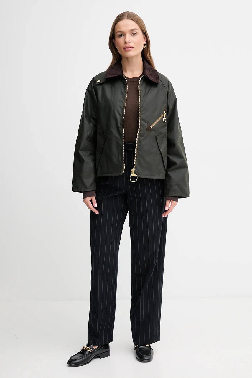 Куртка Barbour ARLENE цвет зелёный демисезонная LWX1482 Куртка Barbour ARLENE цвет зелёный демисезонная LWX1482