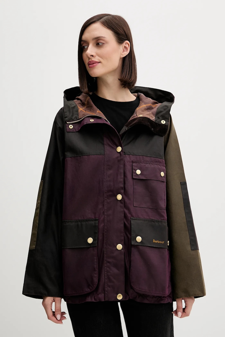 Barbour geacă KEELEY culoarea violet, de tranziție, LWX1484