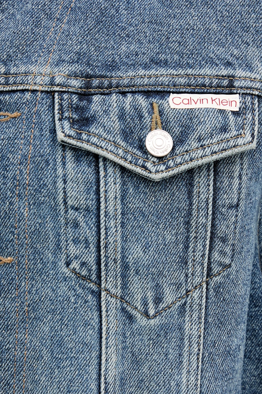 Bavlnená rifľová bunda Calvin Klein Jeans