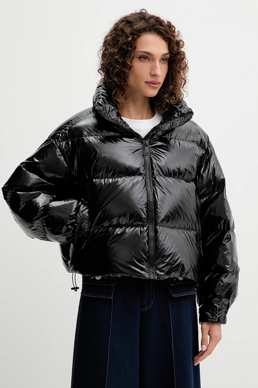 MICHAEL Michael Kors geacă de puf culoarea negru, de iarnă, oversize, MF520ITJT9
