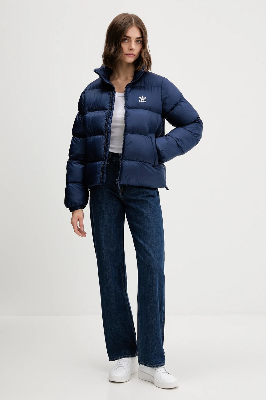 Куртка adidas Originals Adicolor цвет синий зимняя JX2950