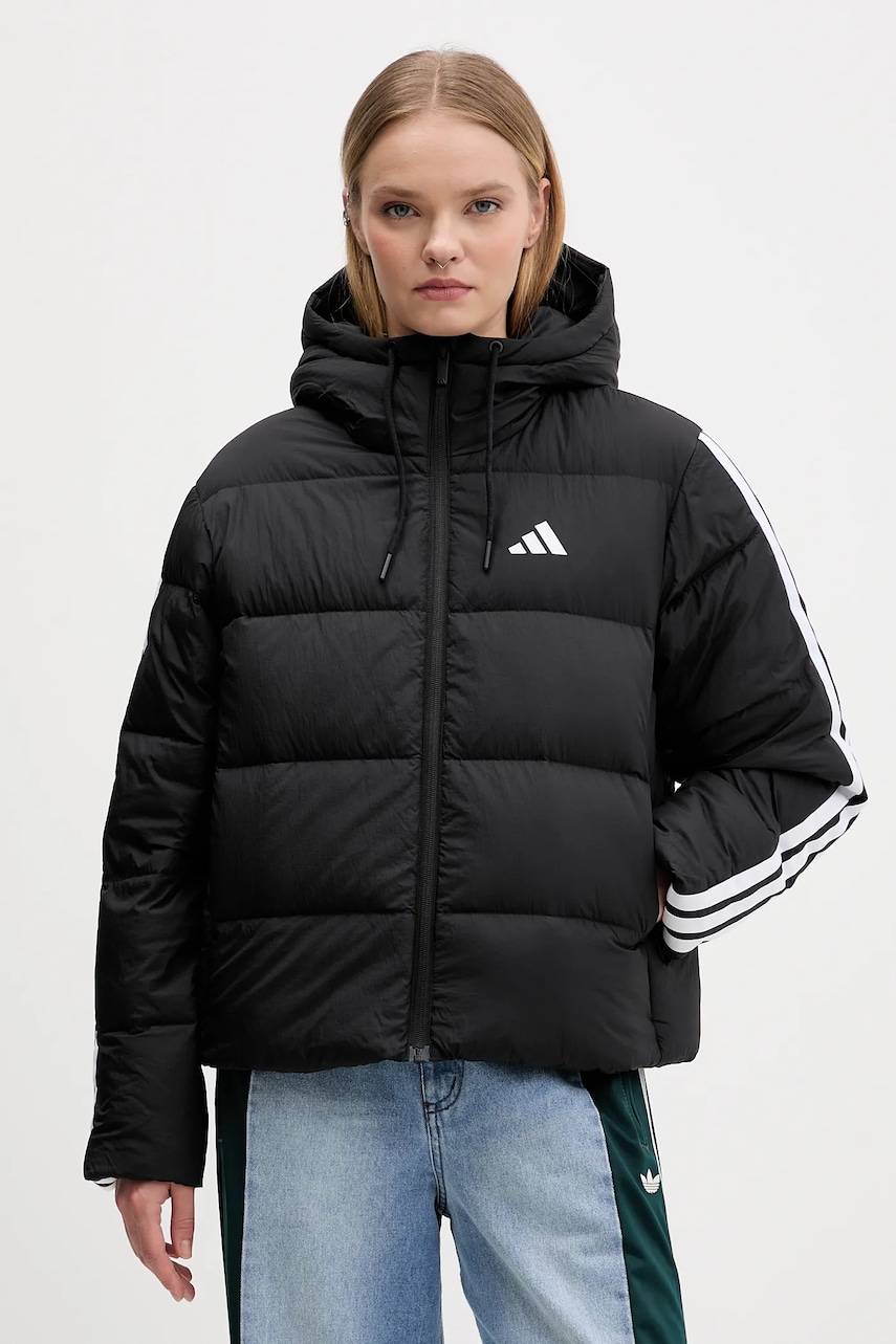 adidas geacă de puf Essentials Climawarm culoarea negru, de iarna, JW3429
