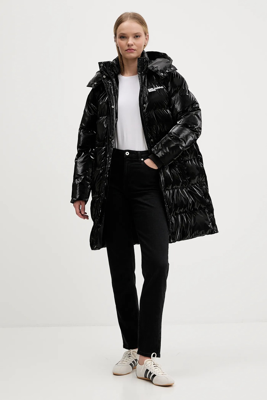 Куртка Karl Lagerfeld Jeans цвет чёрный зимняя A4W15059