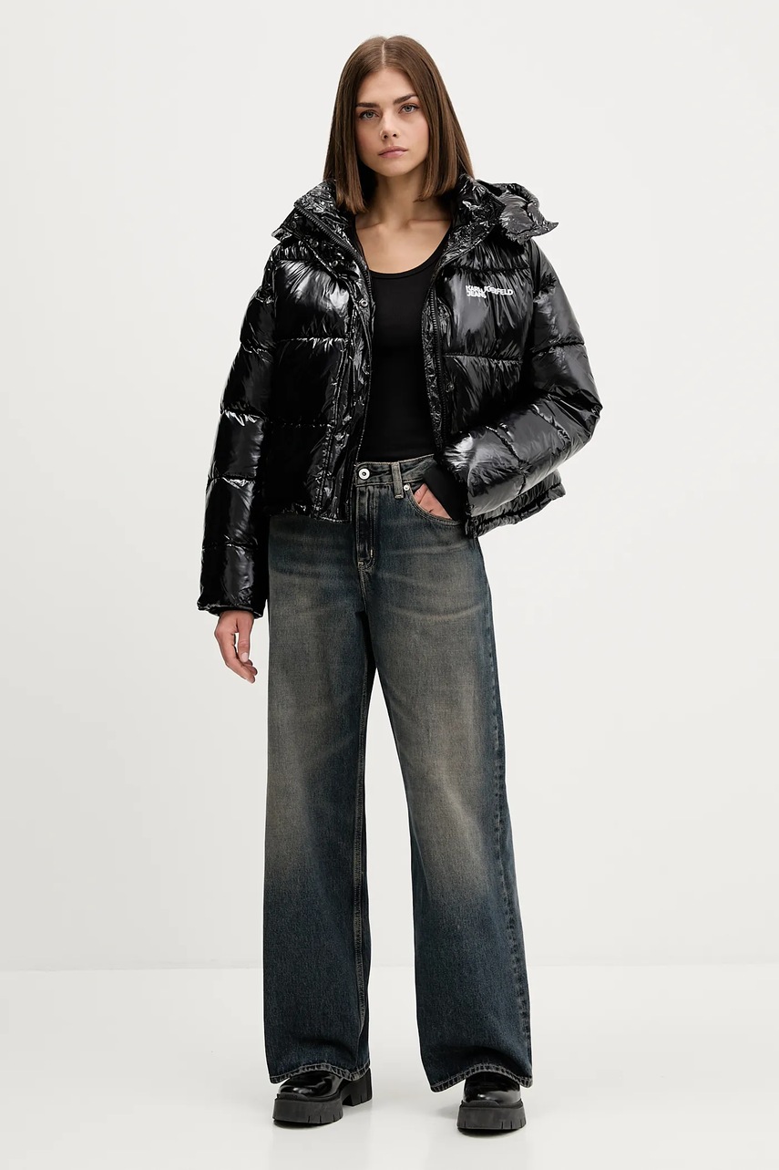 Куртка Karl Lagerfeld Jeans цвет чёрный зимняя A4W15022