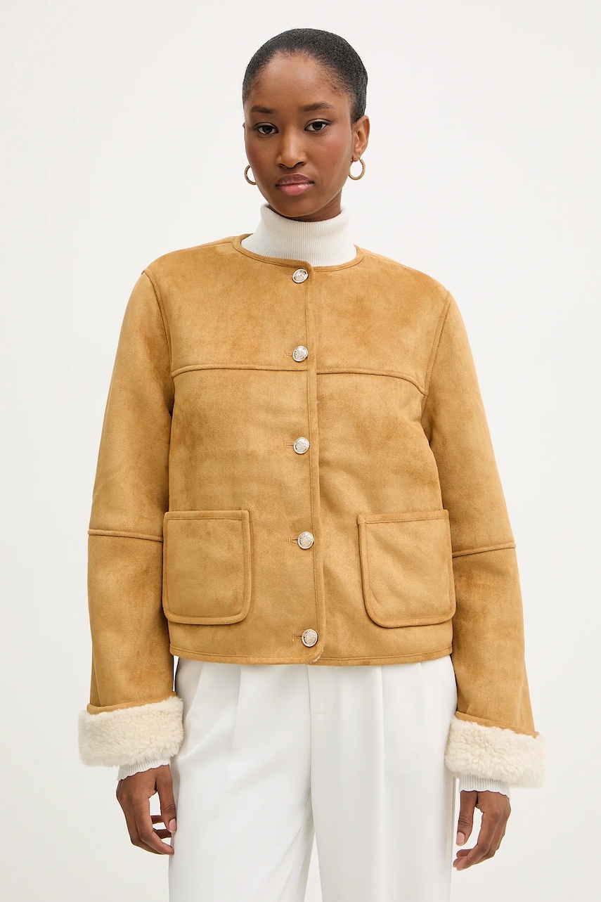 Morgan geacă culoarea maro, de tranziție, GPOLI