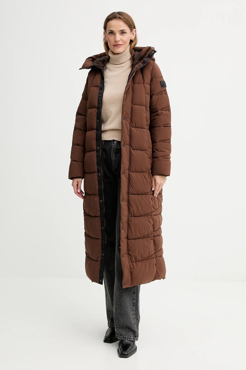 Куртка G-Star 0 цвет коричневый зимняя D26963.D518