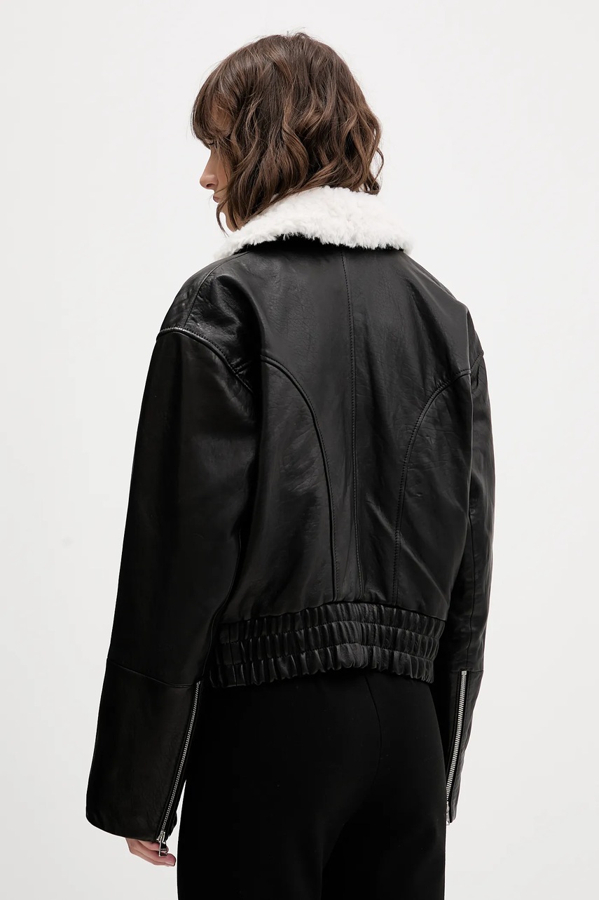 Kožená bunda HUGO Limaos (obrázek 3)