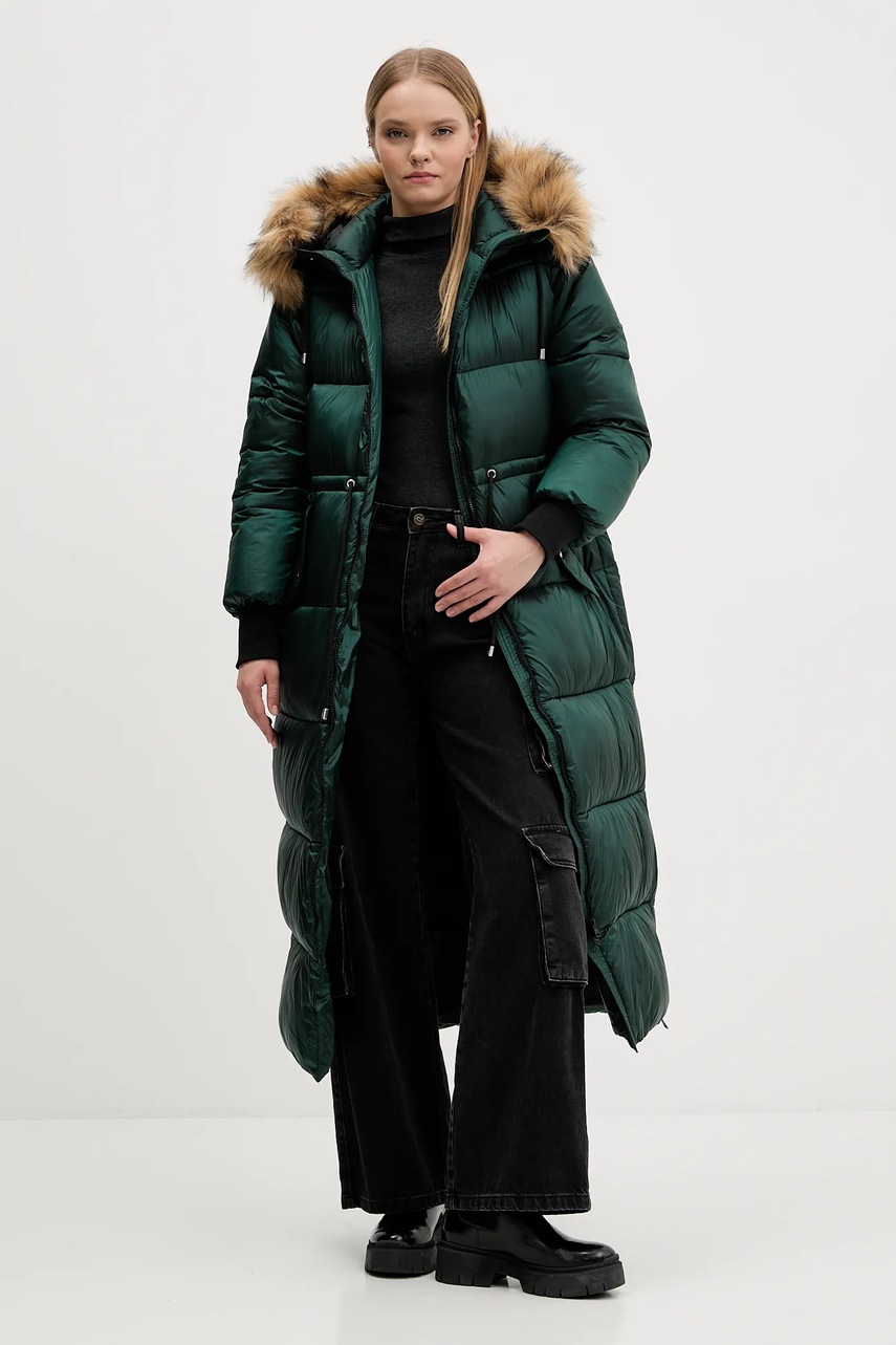 Куртка HUGO цвет зелёный зимняя 50547222