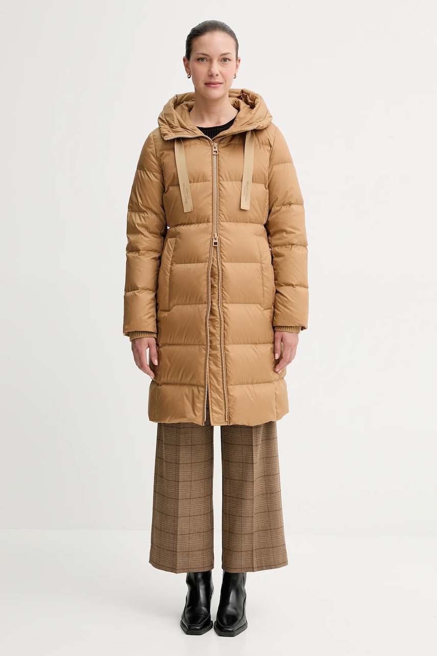 Marc O'Polo geacă de puf culoarea bej, de iarna, 509032971095