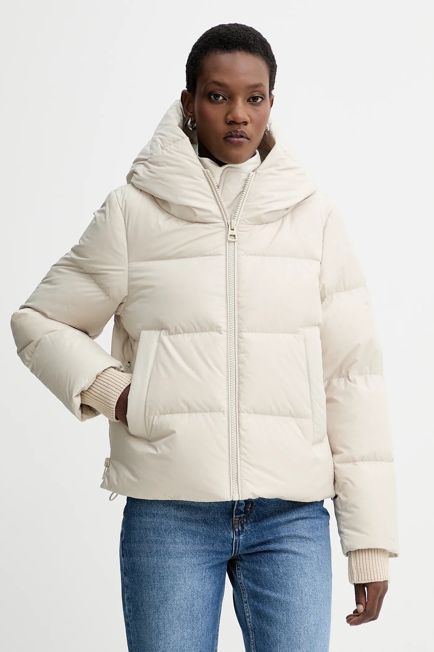 Marc O'Polo geacă de puf culoarea bej, de iarnă, 509103970141