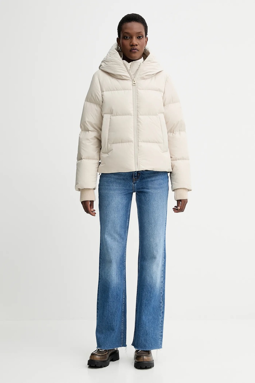 Пуховая куртка Marc OPolo цвет бежевый зимняя 509103970141