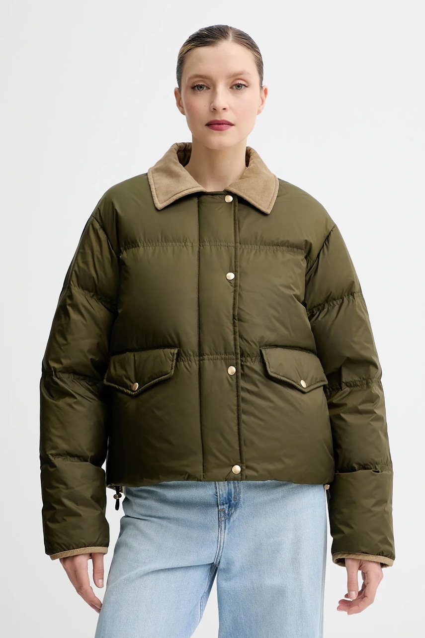 Marc O'Polo geacă de puf culoarea verde, de iarnă, oversize, 509111970099