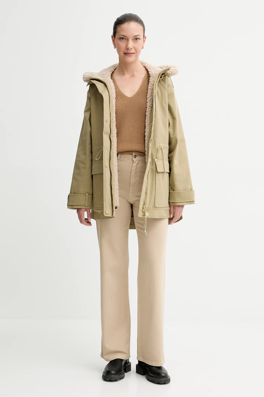 Парка Marc OPolo цвет зелёный демисезонная 5000006529