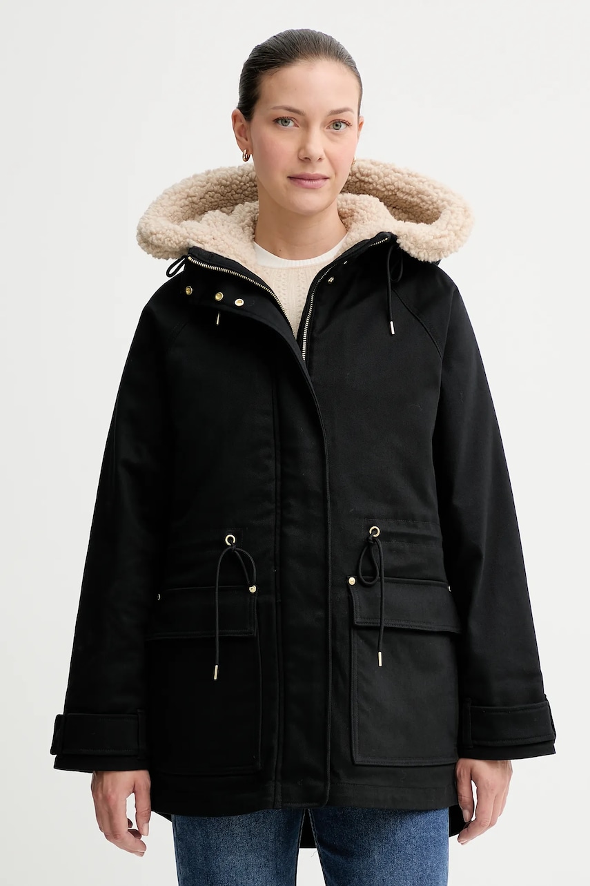 Levně Parka Marc O'Polo černá barva, přechodná, 5000006529