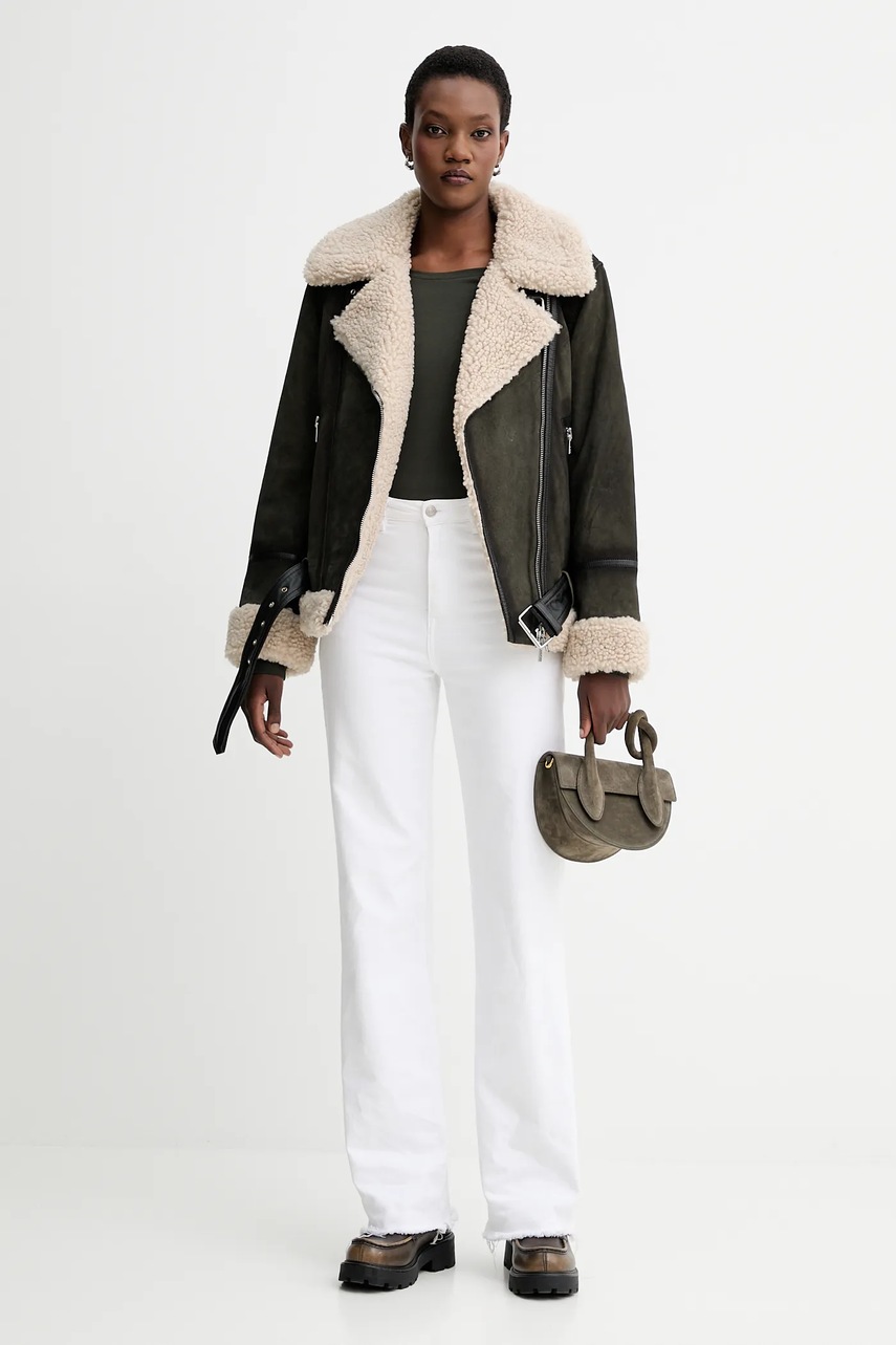 Замшевая куртка Marc OPolo цвет зелёный демисезонная 5000006603