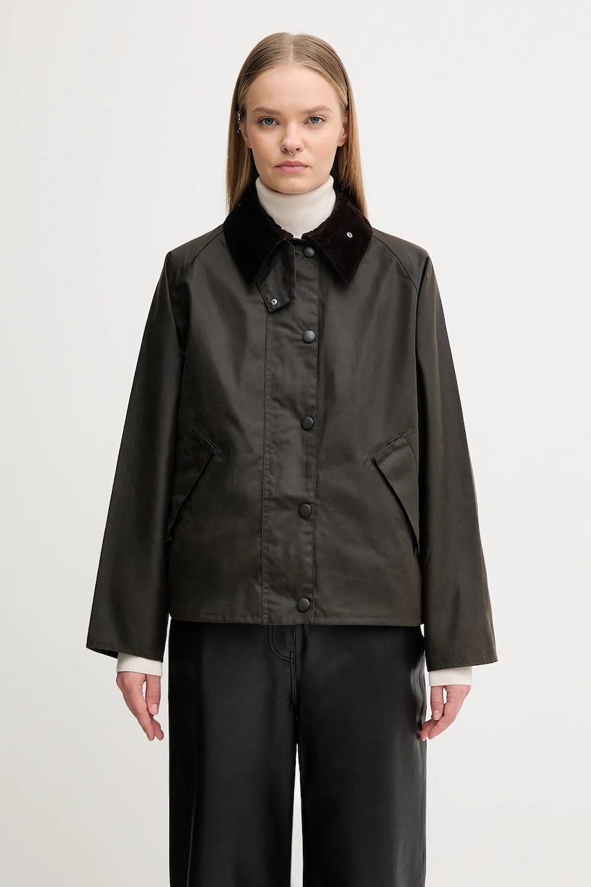 Barbour jachetă de bumbac Transport Wax Jacket