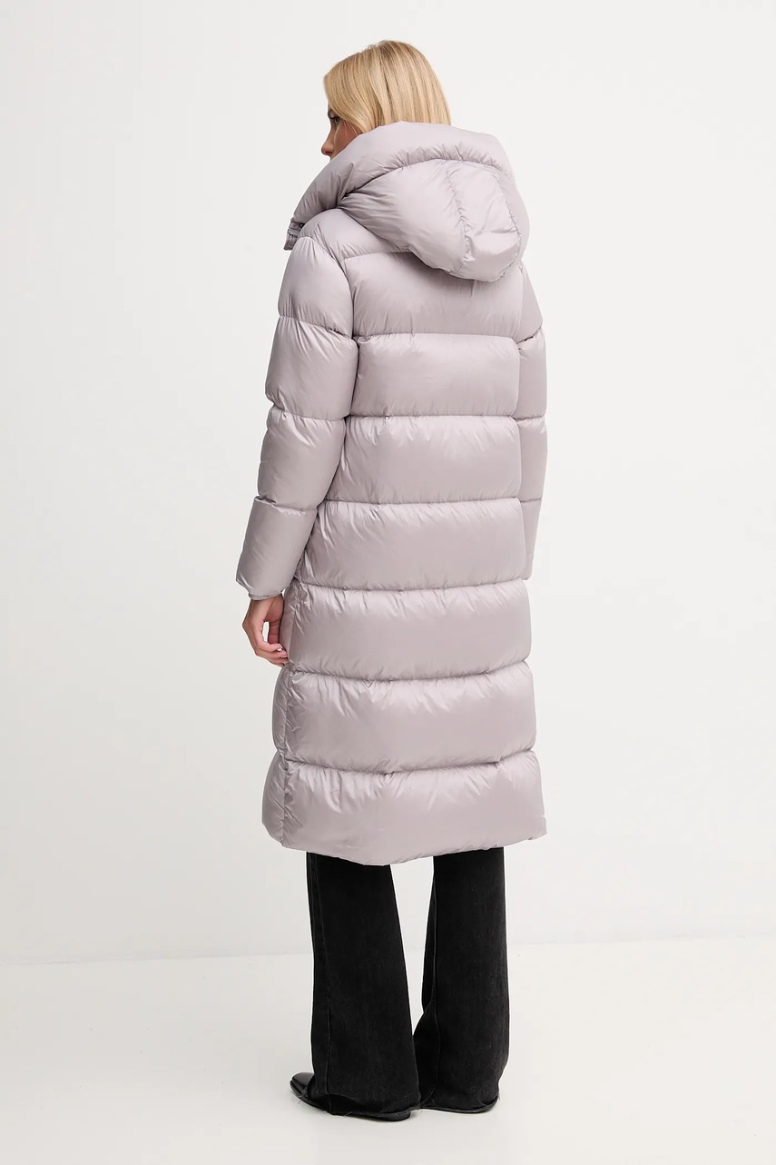 Μπουφάν με επένδυση από πούπουλα Hetrego KAREN χρώμα: μοβ, 8P605 φωτογραφία