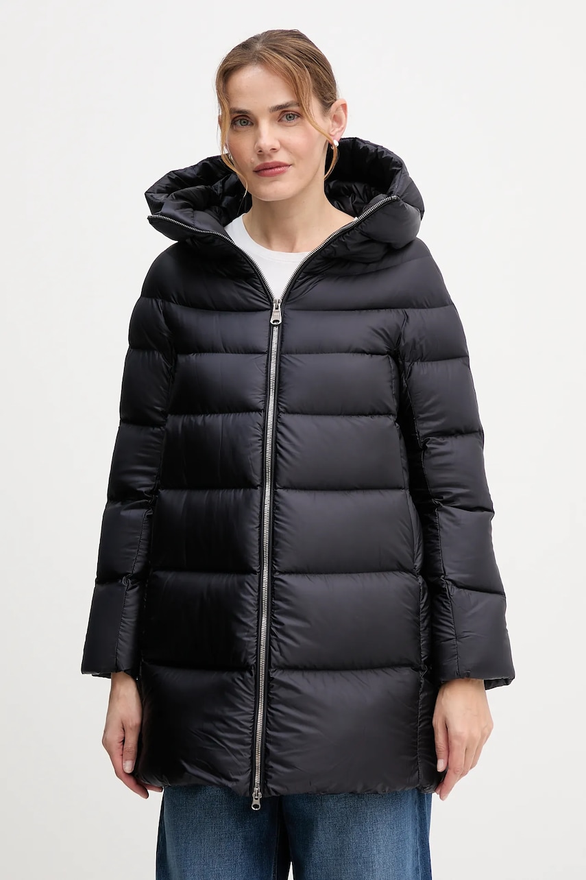 Hetrego geacă de puf HANNA culoarea bleumarin, de iarnă, oversize, 8P602