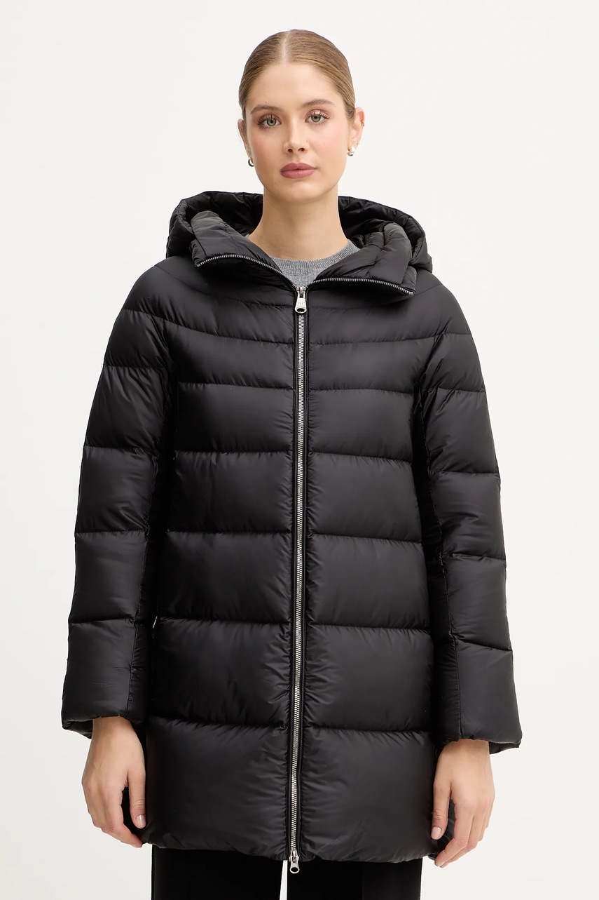 Hetrego geacă de puf HANNA culoarea negru, de iarnă, oversize, 8P602