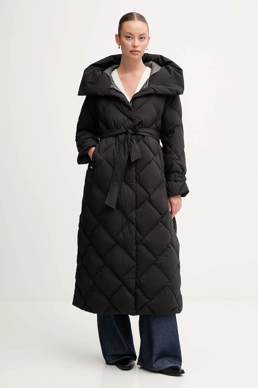 Hetrego geacă de puf JENNA culoarea negru, de iarnă, 8P695