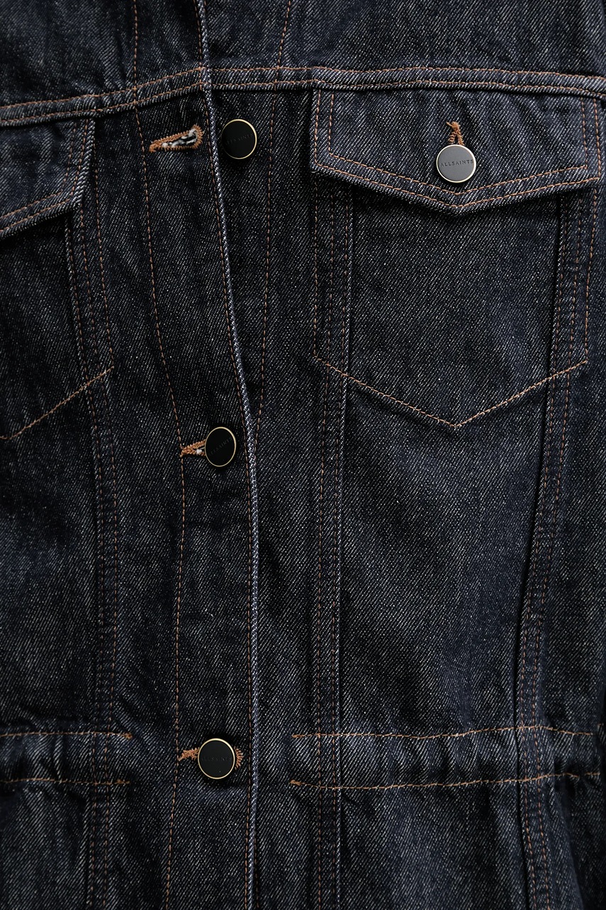 Bavlněná džínová bunda AllSaints DENBY (obrázek 5)