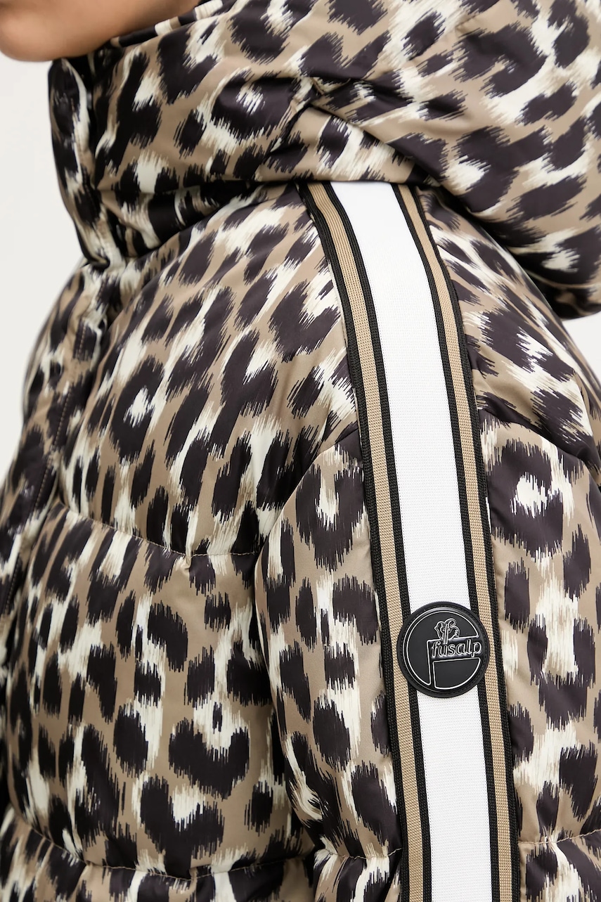 Páperová lyžiarska bunda Fusalp Ada Leopard