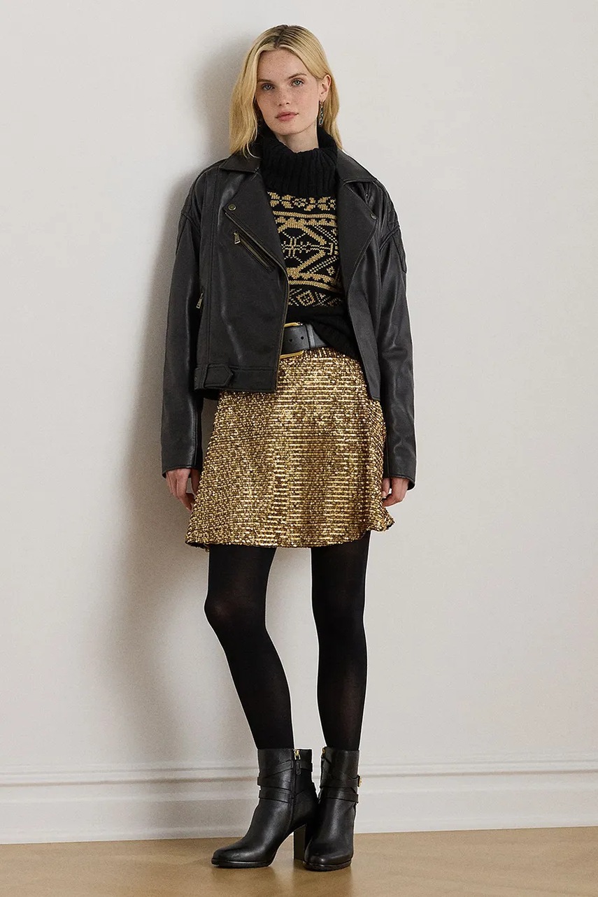 Δερμάτινο μπουφάν Lauren Ralph Lauren φωτογραφία