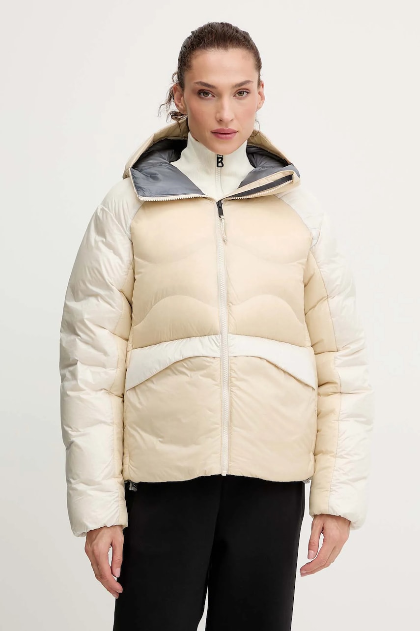 Peak Performance geacă de puf HELIUM culoarea bej, de iarnă, G80435