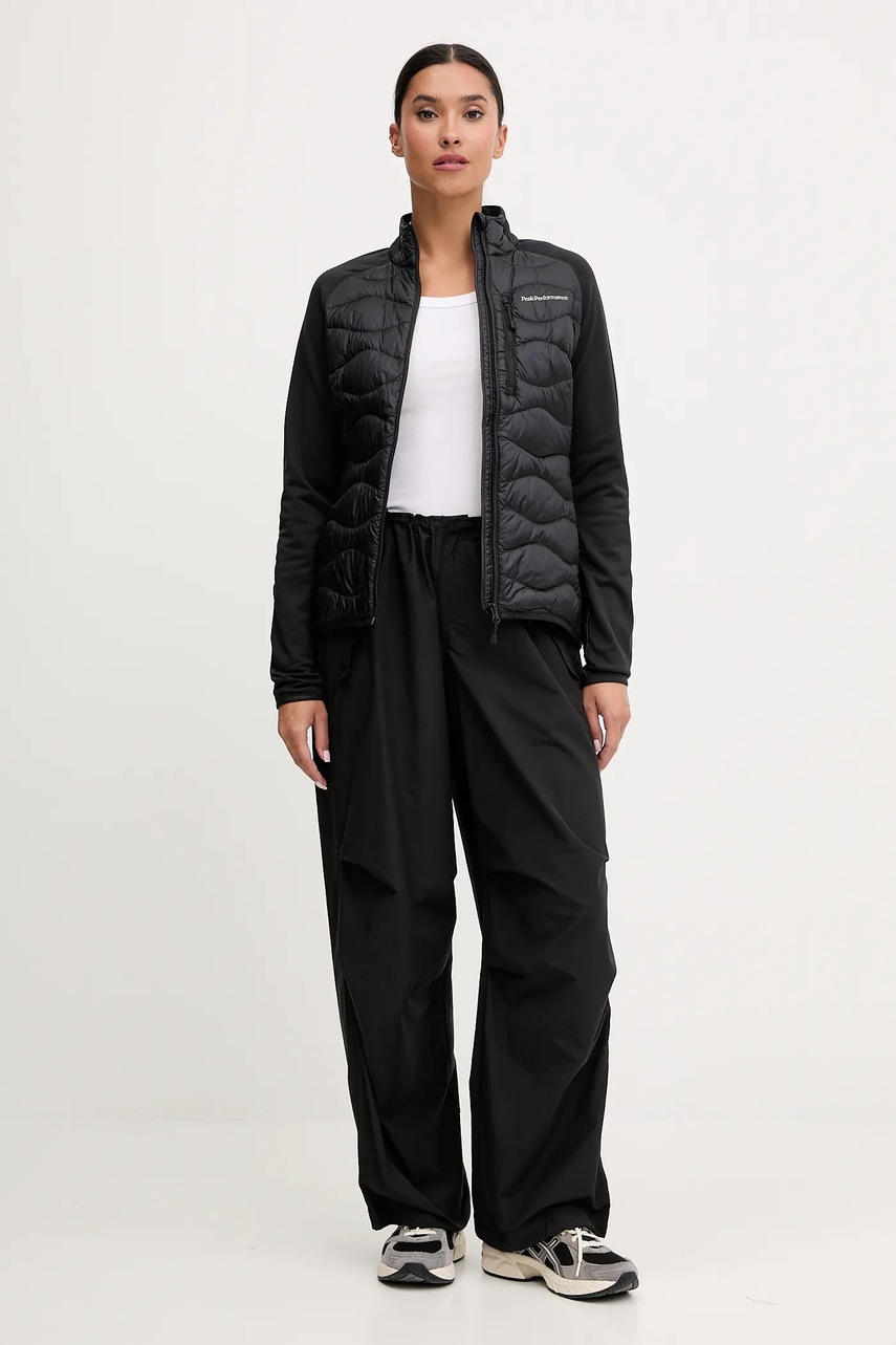 Μπουφάν με επένδυση από πούπουλα Peak Performance HELIUM χρώμα: μαύρο, G79839 φωτογραφία