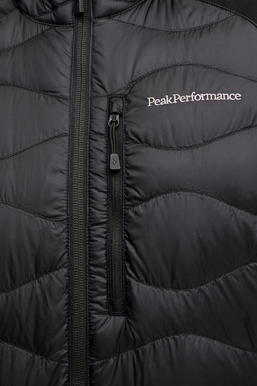 Μπουφάν με επένδυση από πούπουλα Peak Performance HELIUM χρώμα: μαύρο, G79839 φωτογραφία