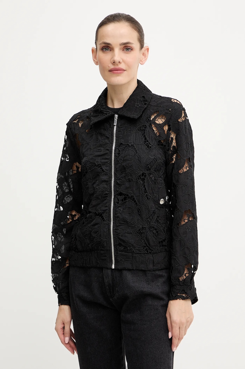 Morgan geacă culoarea negru, de tranziție, GANTAL