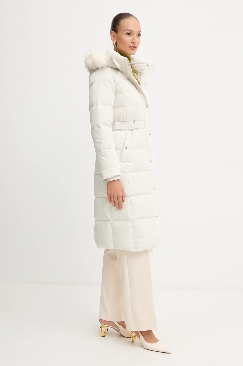 Пуховая куртка Morgan цвет бежевый зимняя GSARI