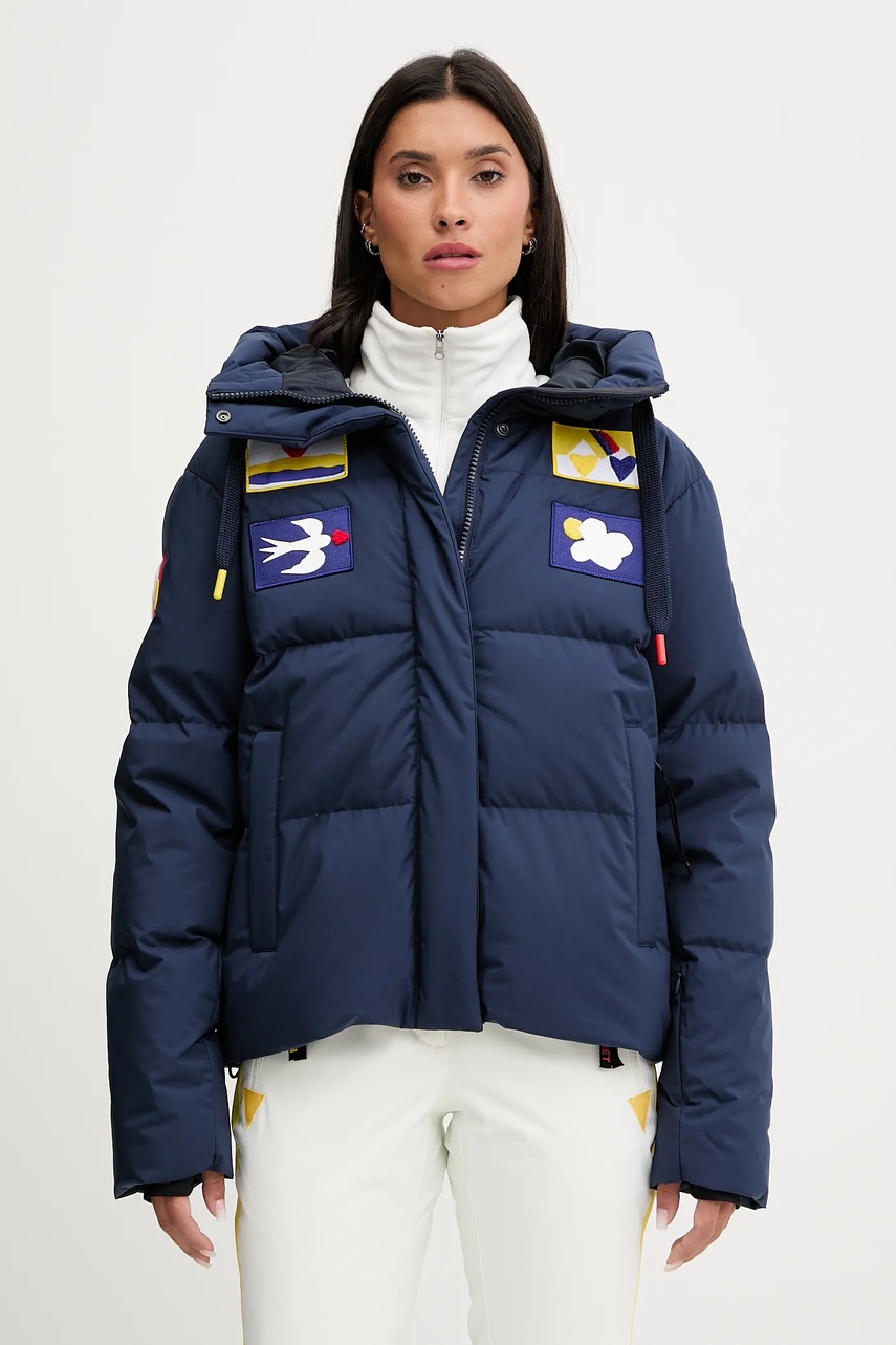 Rossignol geacă de schi din puf JCC culoarea bleumarin, RLOWJ21