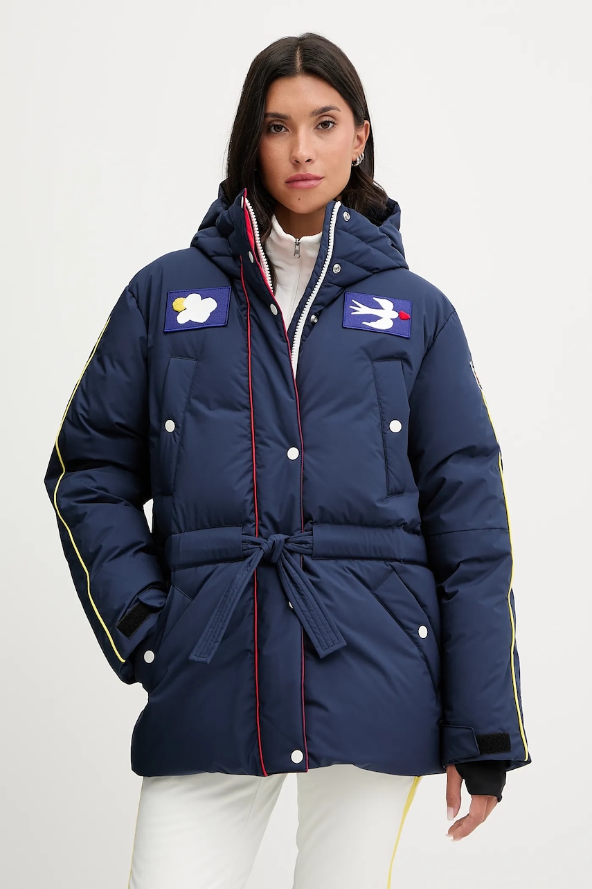 Rossignol geacă de schi din puf JCC culoarea bleumarin, RLOWJ33