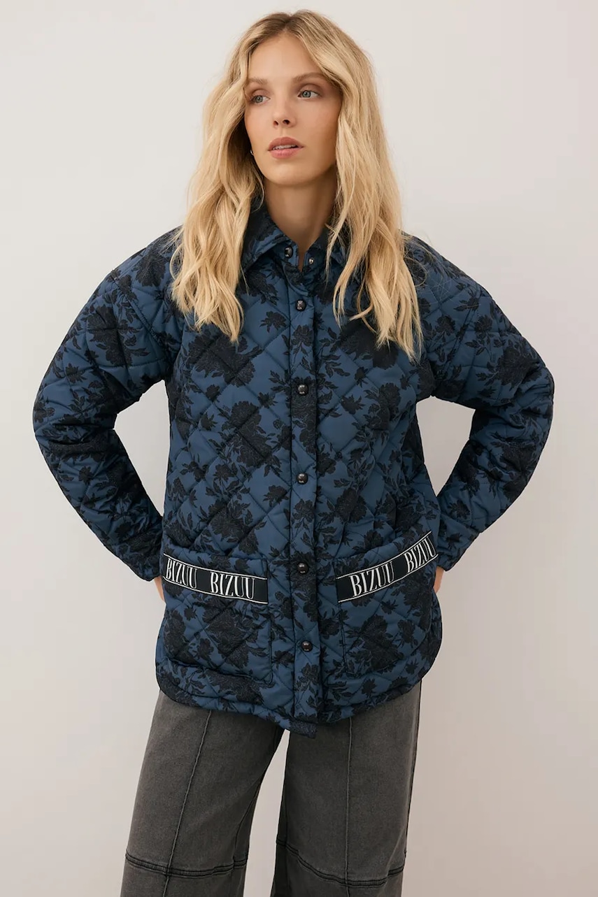 Bizuu geacă MARIN de tranziție, oversize, MARIN GRAFITOWY