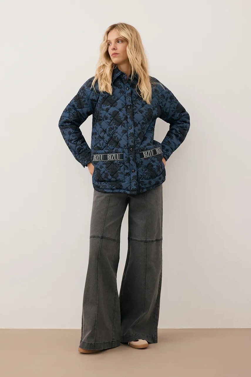 Куртка Bizuu MARIN демисезонная oversize MARIN GRAFITOWY