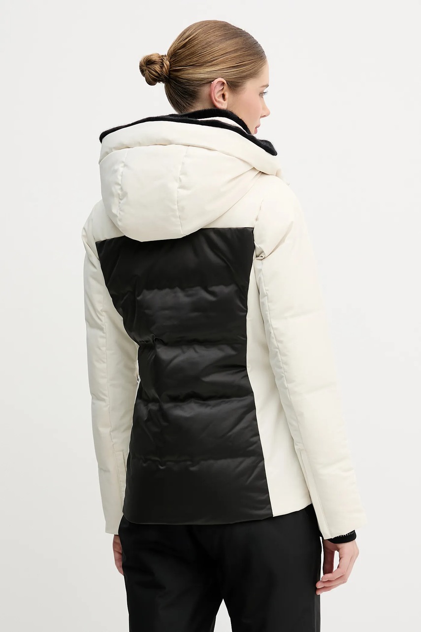 Πουπουλένιο μπουφάν για σκι Descente MARY χρώμα: μπεζ, DW5FDJ02LU φωτογραφία