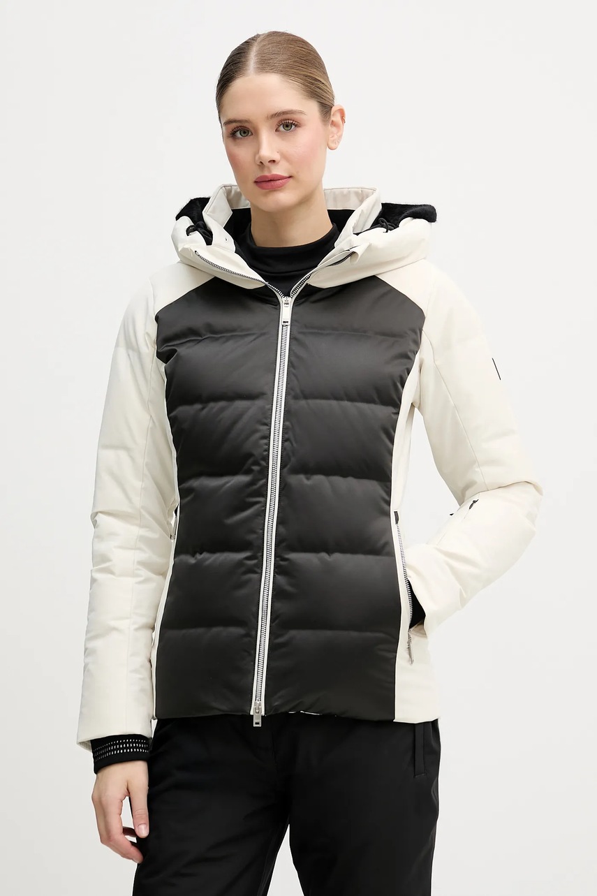 Πουπουλένιο μπουφάν για σκι Descente MARY χρώμα: μπεζ, DW5FDJ02LU φωτογραφία