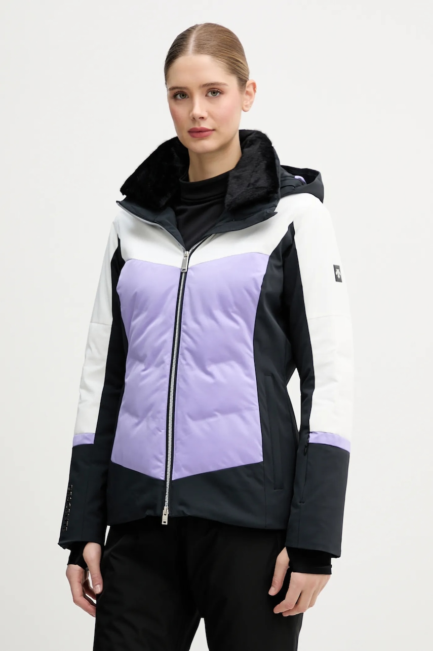 Descente geacă de schi IRISS culoarea violet, DW5FJK07LU
