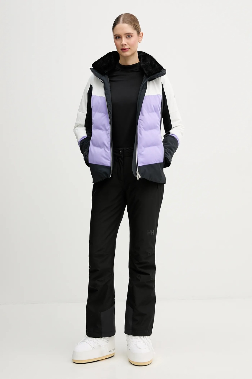 Μπουφάν για σκι Descente IRISS χρώμα: μοβ, DW5FJK07LU φωτογραφία