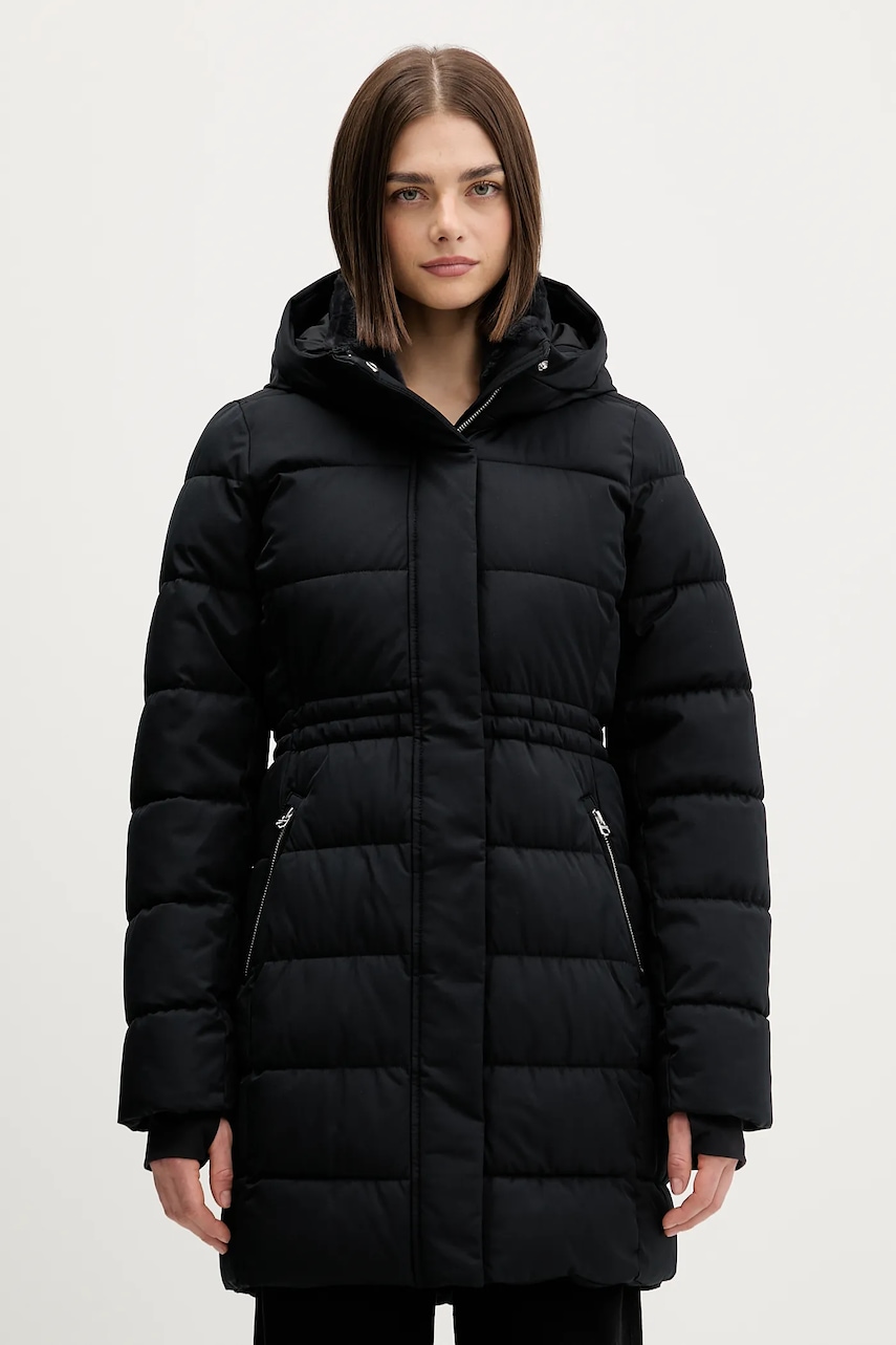 Hollister Co. geacă culoarea negru, de iarnă, KI344-5028-901