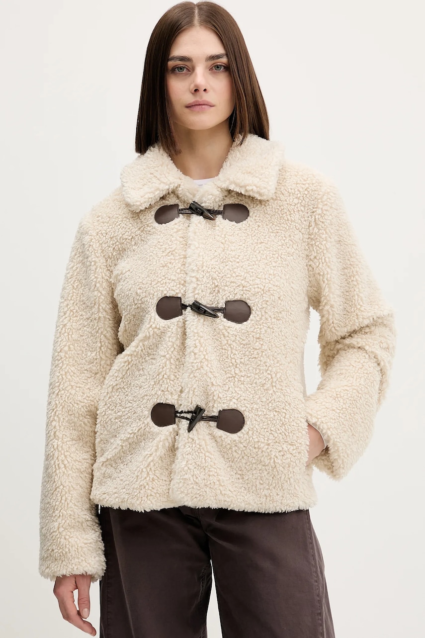 Hollister Co. geacă culoarea bej, de tranziție, KI344-5064-100