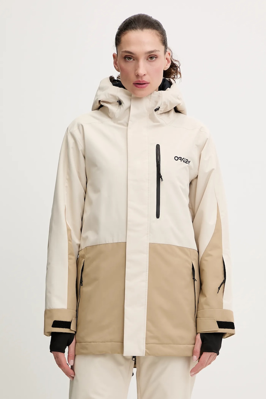 Oakley geacă de schi TNP TBT culoarea bej, FOA500472