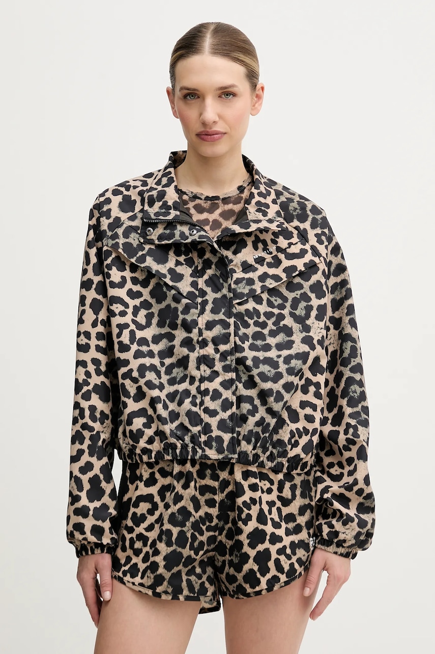 P.E Nation geacă Shield culoarea maro, de tranziție, 254J054