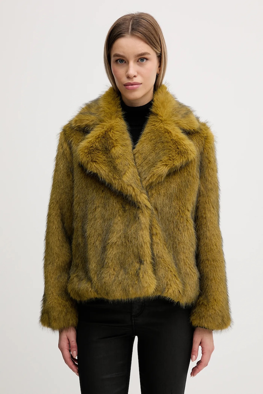 Γυναικεία Παλτό με Γούνα Sisley