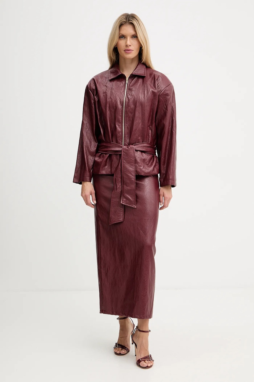 Μπουφάν Haveone χρώμα: μπορντό, JMA-P040 φωτογραφία