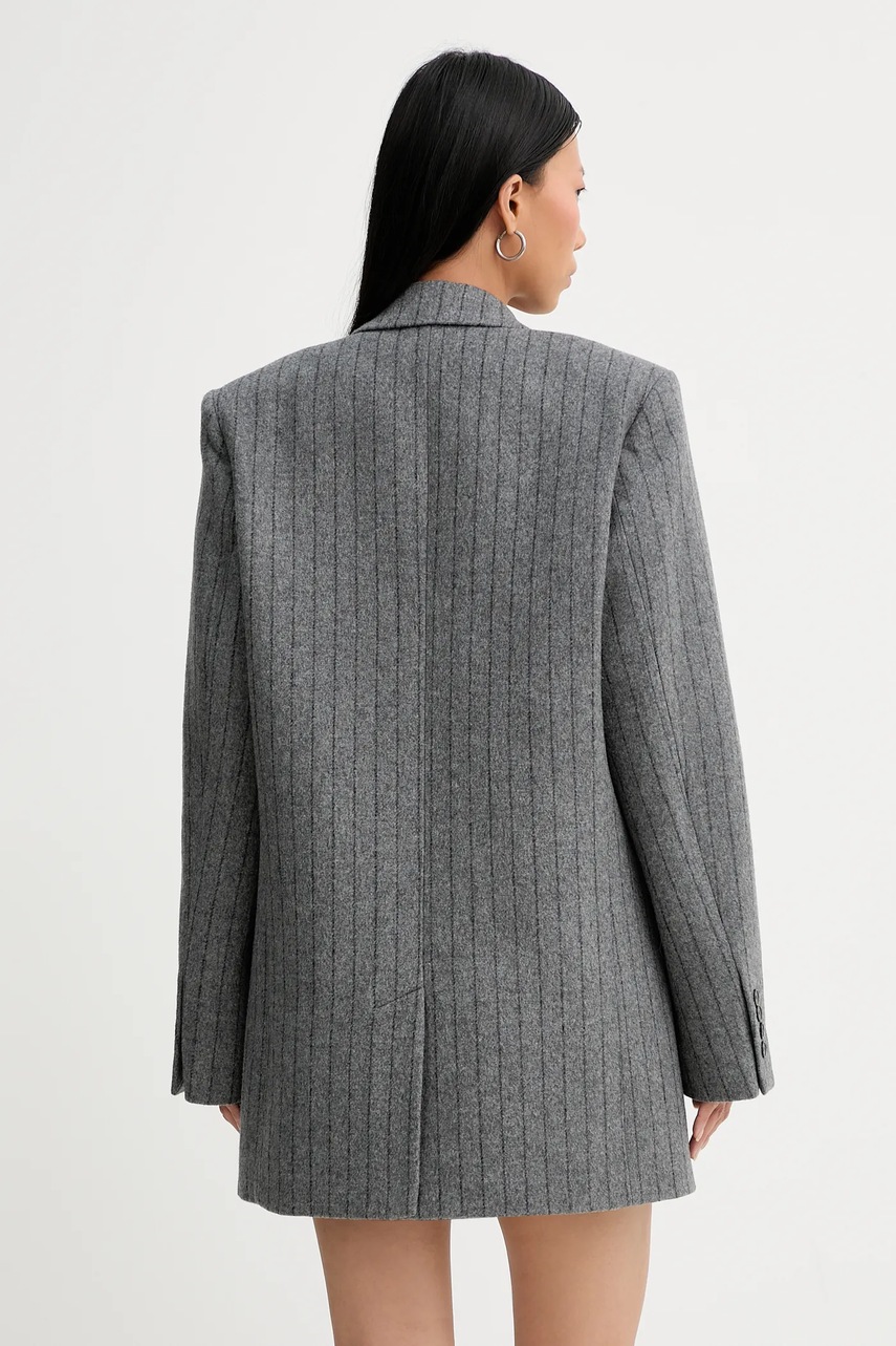 Παλτό με προσθήκη μαλλιού IRO WM07NIMI χρώμα: γκρι, NIMI φωτογραφία