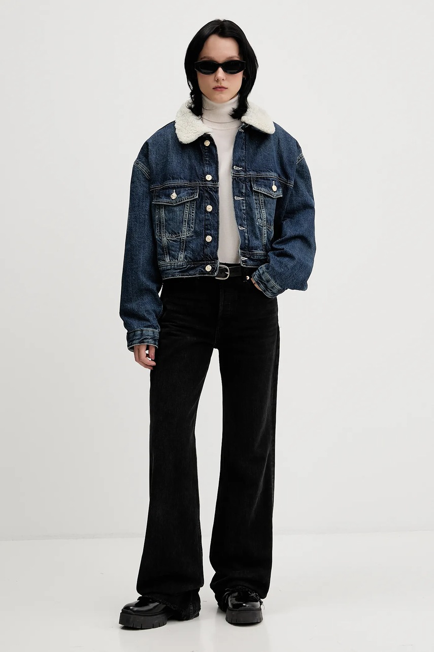 Rifľová bunda Tommy Jeans