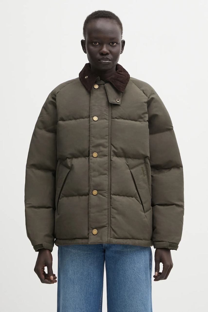 Sorel geacă de puf Sorel x Barbour OS Transport Wax Puffer